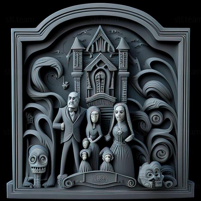 3D model The Addams Family Mansion Mayhem game (STL)